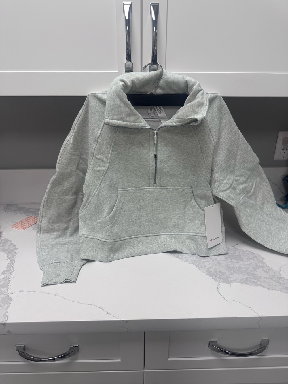 lululemon athletica Mint Green Half-Zip Pullover Hoodie